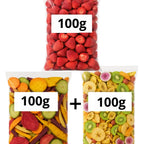 Kit Morango Liofilizado + Frutas Tropicais + Vegetais Crocantes Naturais
