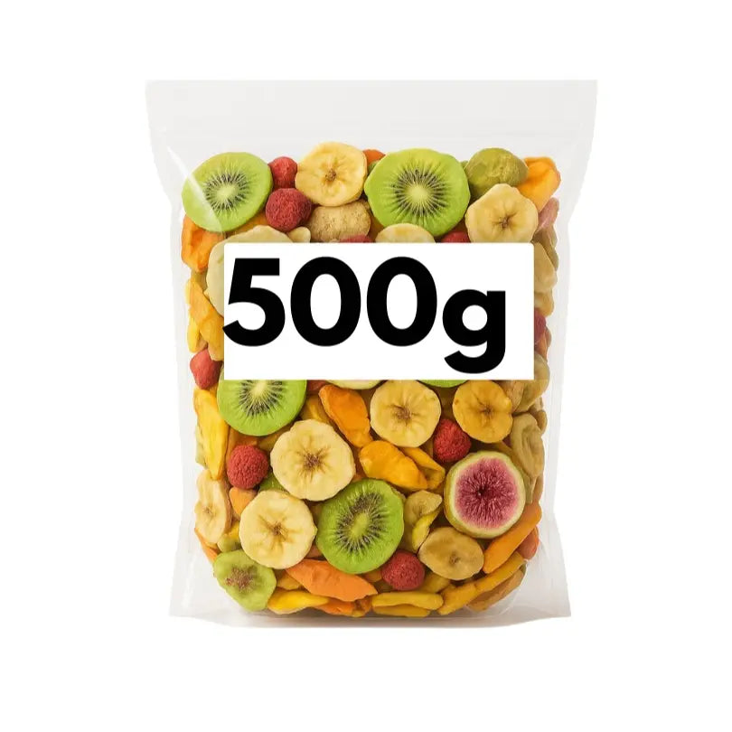 Mix Tropical com Banana, Jaca, Mamão, Kiwi, Maçã e Morango – Snack Crocante